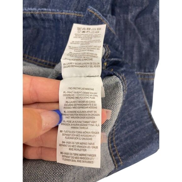 Boden Women Denim Dress Statement collar UK 10R US 6R Blue D0029 NWT - Picture 10 of 13